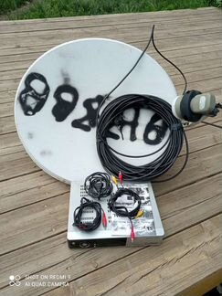 Антена Ресивер SKY Cate, тарелка, кабель