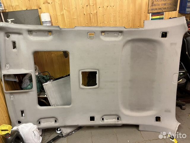 Потолок серый под люк bmw e53