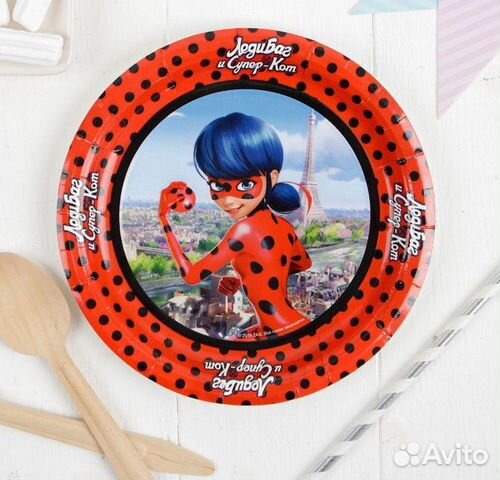 Посуда одноразовая Леди Баг и супер Кот и другая
