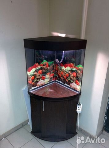 Аквариум 160, свет биофильтр, крышка, тумба