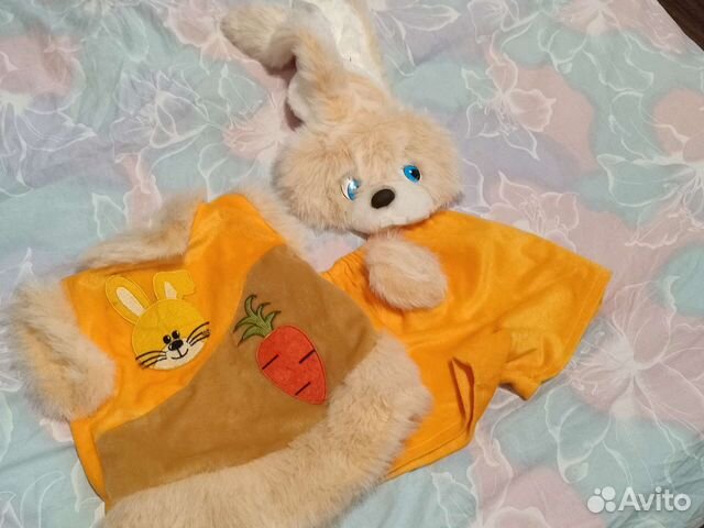 Новогодний костюм зайчика 104, -4-5 лет