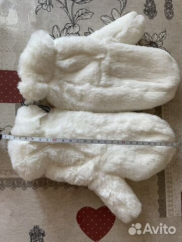 Варежки под кролика Снежная королева