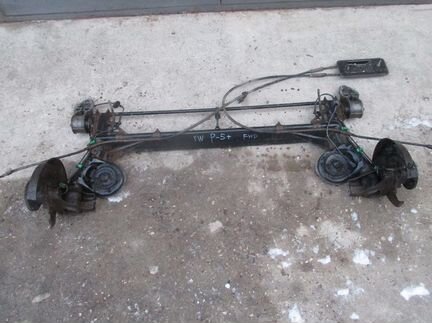 Задняя балка Фольксваген пассат 5 (задний мост)