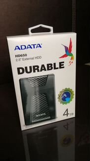 Внешний жесткий диск 4Tb adata HD650