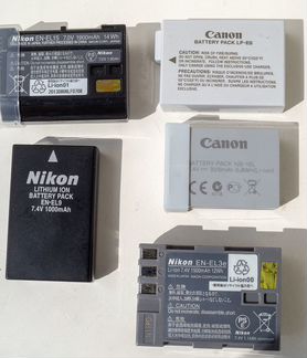 Аккумуляторы для фотокамер