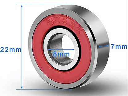 Подшипник для самоката 22х8х7