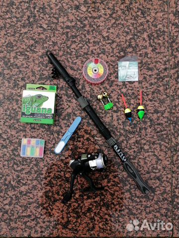 Удочка + сборный комплект