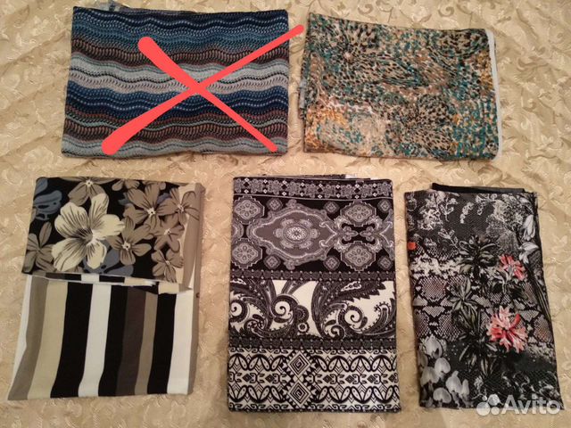 Отрезы ткани (трикотаж)