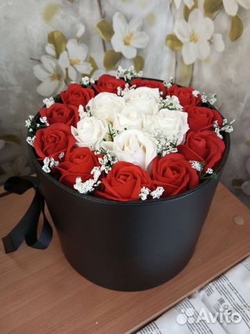 Букет из мыльных роз от