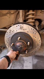 Тормозные диски аналог роторов 6 поршней jbt