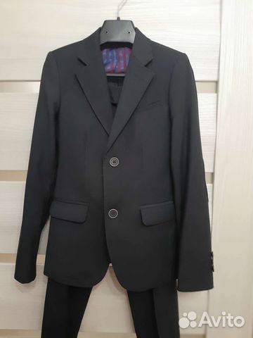 Школьный костюм для мальчика серый 134 56