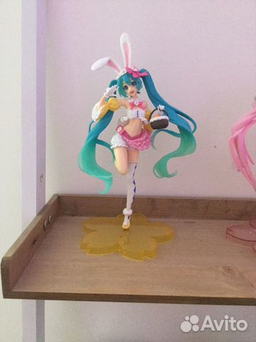 Аниме фигурка 23 см Hatsune Miku пасхальный кролик