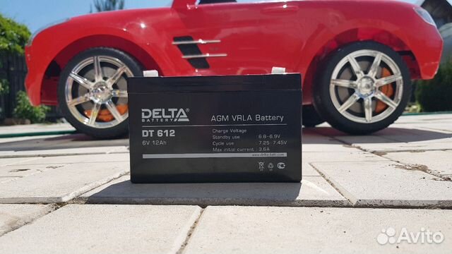 Аккумулятор на детскую машину