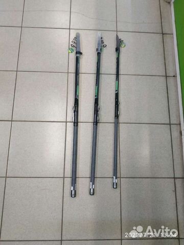 Удочка карбоновая с кольцами маховая 30-50гр