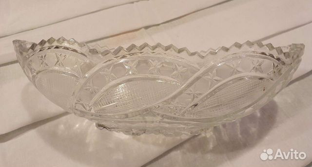Хрустальная салатница, ваза для фруктов