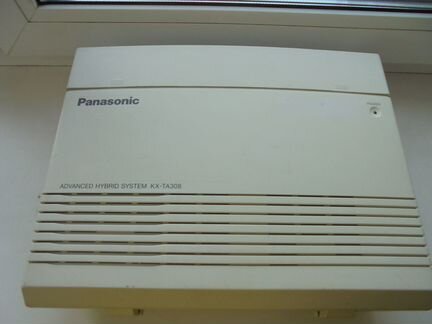Мини атс Panasonic KX-TA308 с системным телефоном