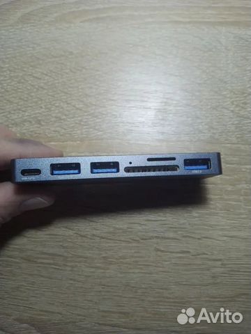 USB хаб адаптер 6 в 1 для Macbook Pro и Air новый