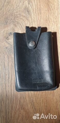 Кожаный новый чехол на фляжку