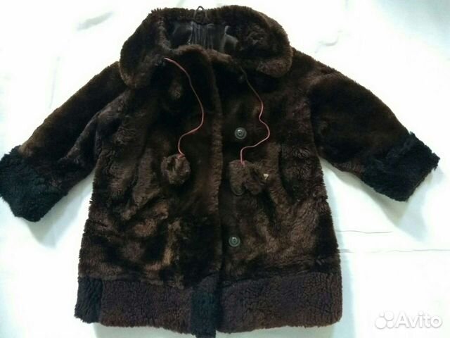 Шубка из цигейки детская.Женская куртка.Палантин