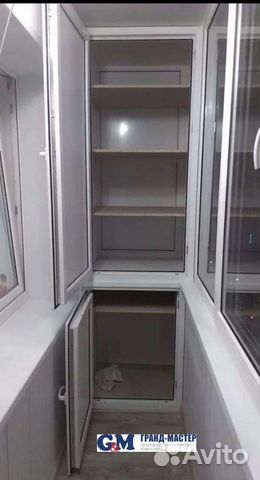 Шкафчик на балкон из пвх