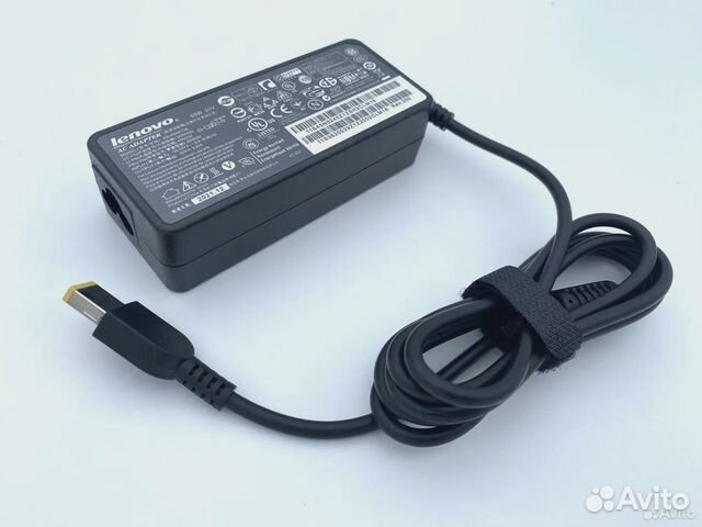 Блок питания для Lenovo 65W прямоугольный