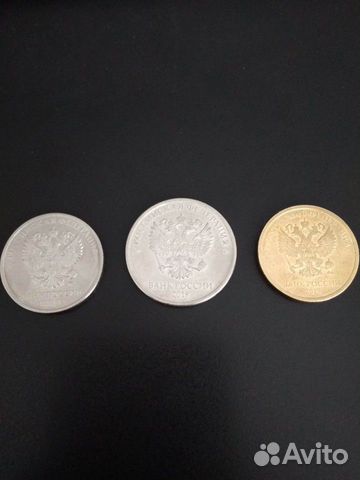 Лот 1,2,5,10 рублей 2019 г ммд UNC