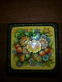 Шкатулка лаковая Мстера. Ручная роспись