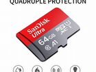 Новые Sandisk Ultra microsdxc 64 Gb UHS Class 1