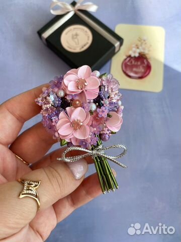 Брошь ручной работы