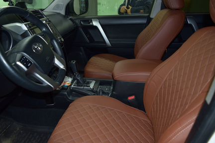 Автомобильные Чехлы Коричневые Ромб