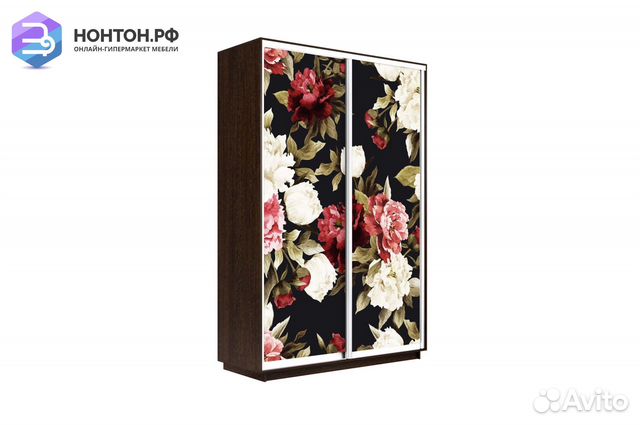 Шкаф-купе 2-х дверный Нонтон фото №1020 / венге