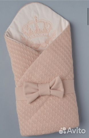 Конверт одеяло вязанный на выписку