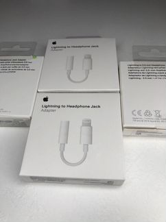 Переходник для iPhone lightning 3.5мм адаптер