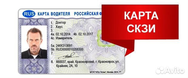 Карта скзи сделать - 91 фото