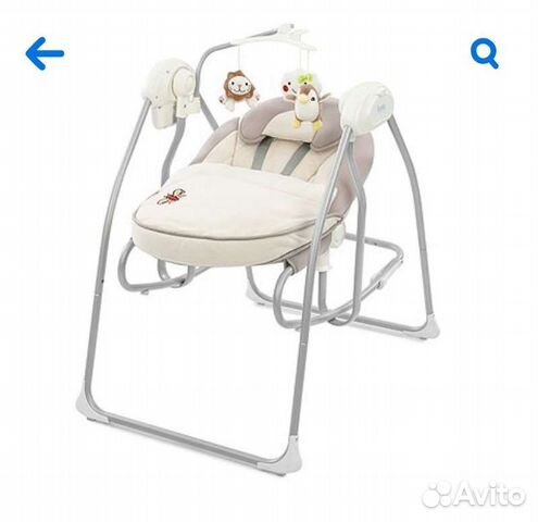 Шезлонг с электронной функцией качения какао