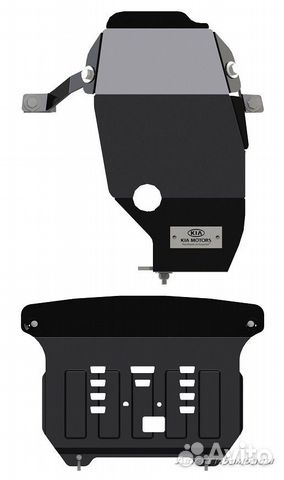 Защита картера + редуктора KIA sorento prime