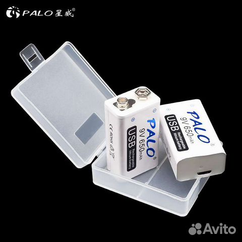 Аккумуляторная крона 9v перезаряжаемая