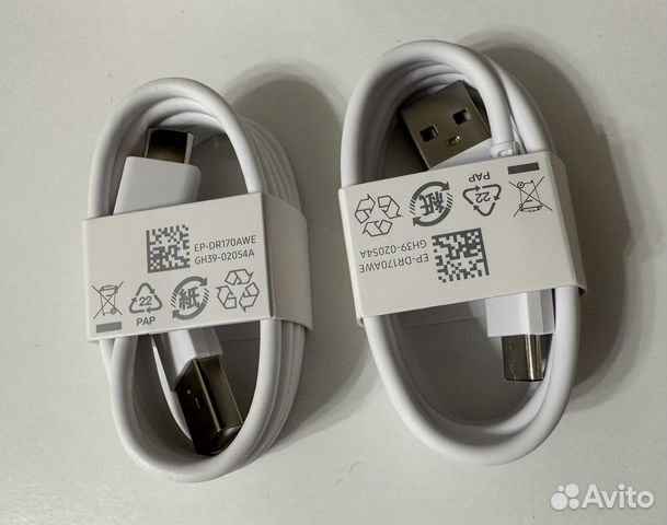 Кабель usb type c samsung белый оригинал