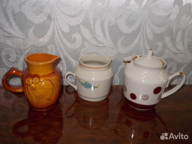 Молочники и соусники