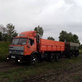 Услуги Камаз Сельхозник с прицепом