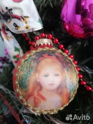 Елочные игрушки ручной работы стекло