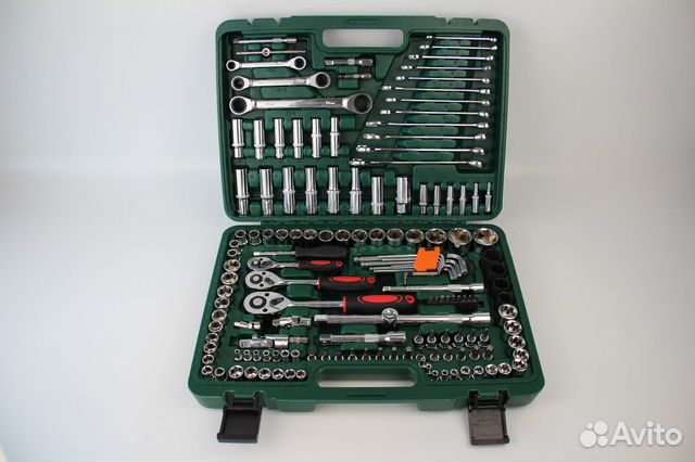 Набор инструмента 150 предметов в машину в кейсе