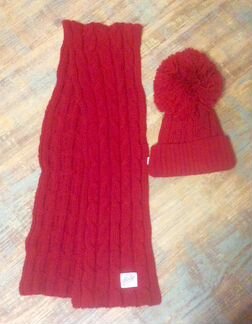 Комплект шапка и шарф женский