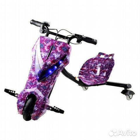 Электроскутер Drift-Trike Фиолетовый космос