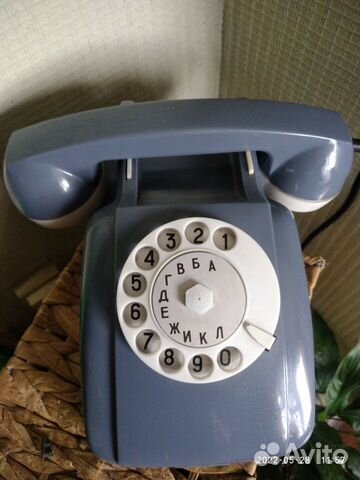 Дисковый телефон СССР 1965г