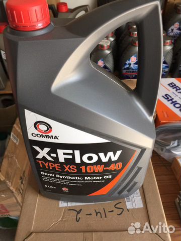 Масло моторное 10W40 comma 5л полусинтетика xflow