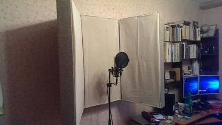 Акустическая панель, экран, будка для звукозаписи