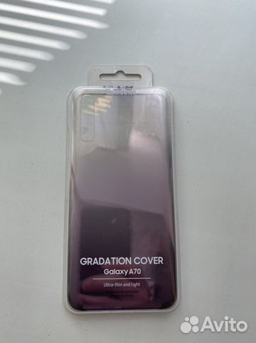 Чехол для samsung a70 gradation cover новый