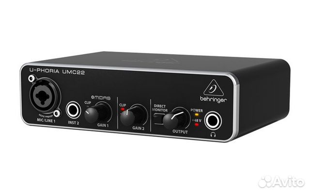 USB-аудиоинтерфейс Behringer U-Phoria UMC22
