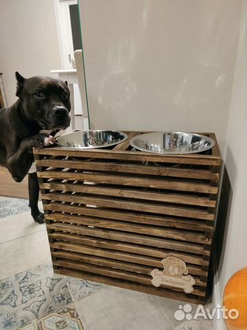 Миски для собак с подставкой, стойка для мисок